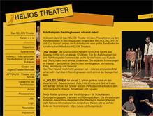 Tablet Screenshot of helios-theater.de